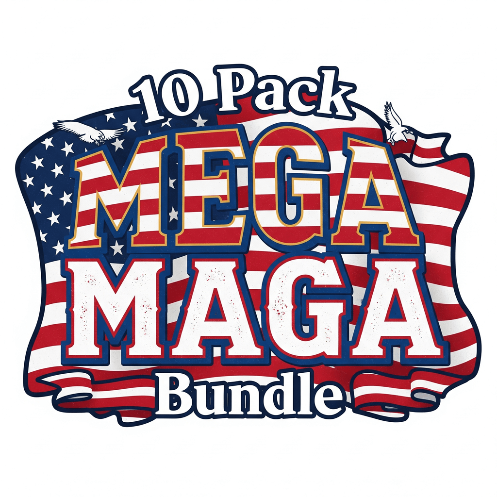 10 Pack MEGA MAGA Bundle - My Maga Swag