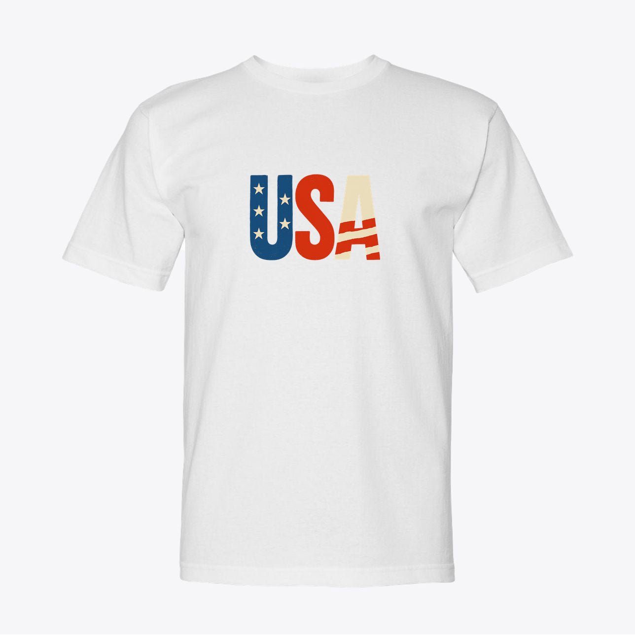100% American Made Urban Patriot Brushstroke Tee - Union Sewn Eagle Flag Shirt - Unisex - My Maga Swag