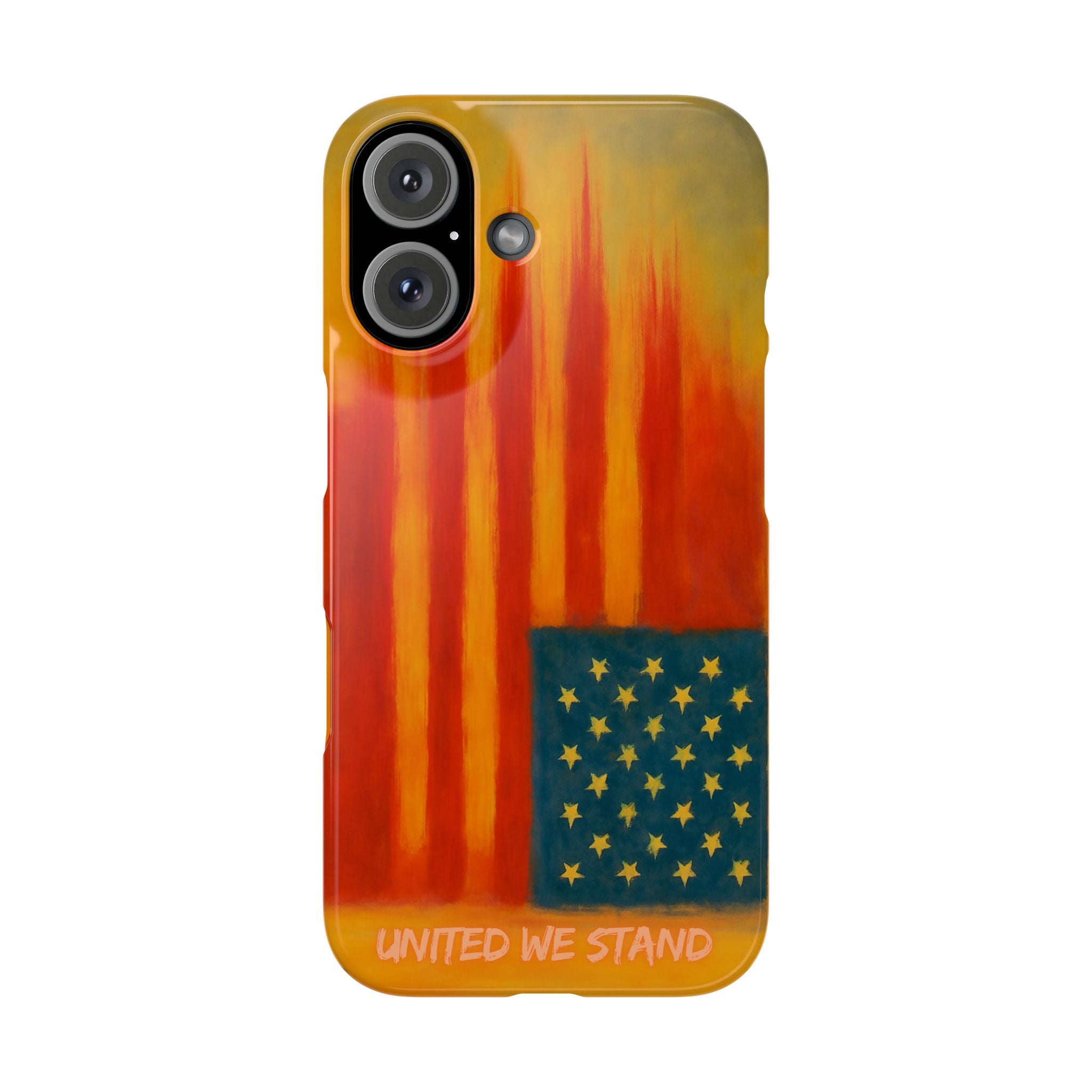 "United We Stand" Design American First Slim Phone Case Vintage Design