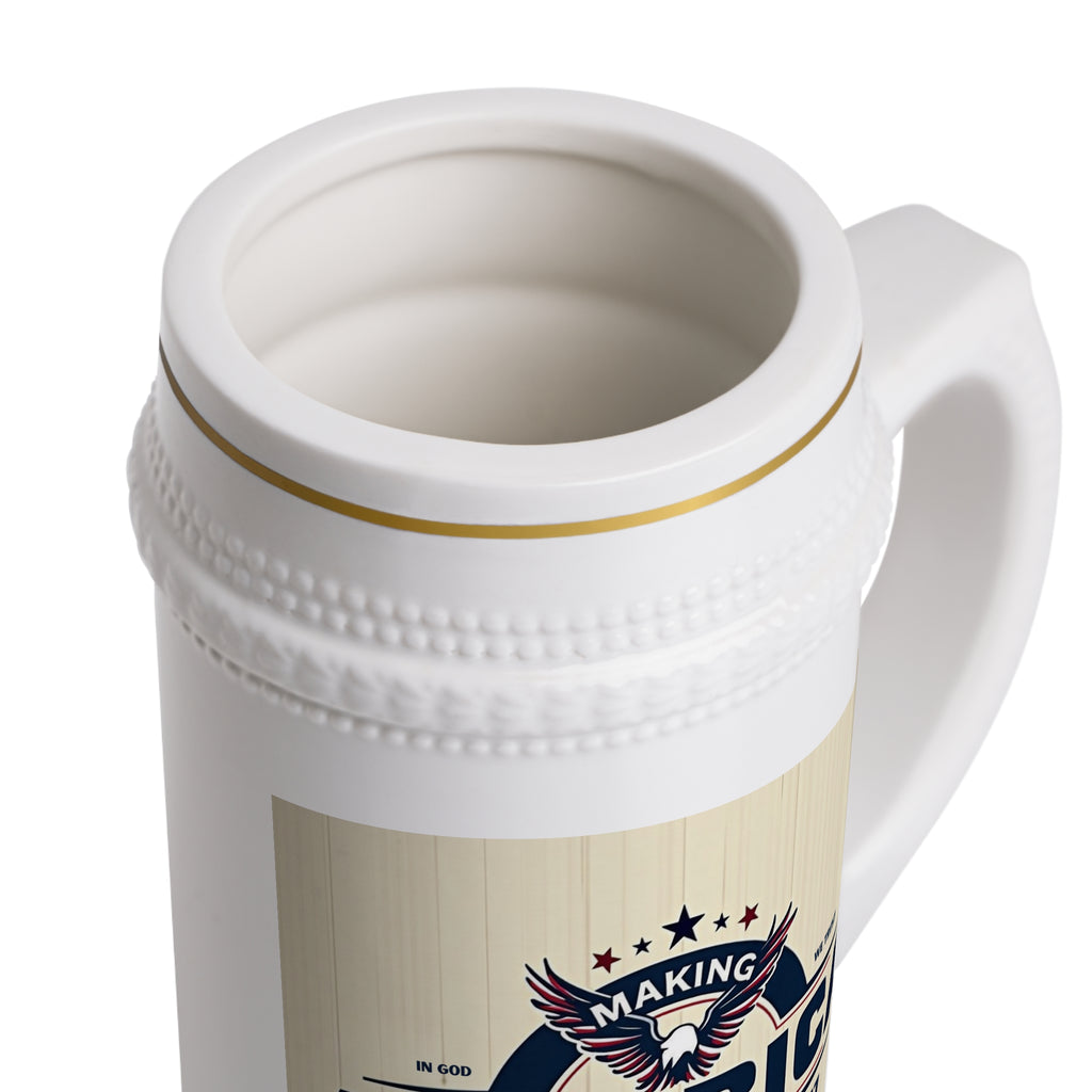 Trump "Making America Great Again" Beer Stein | Patriotic MAGA