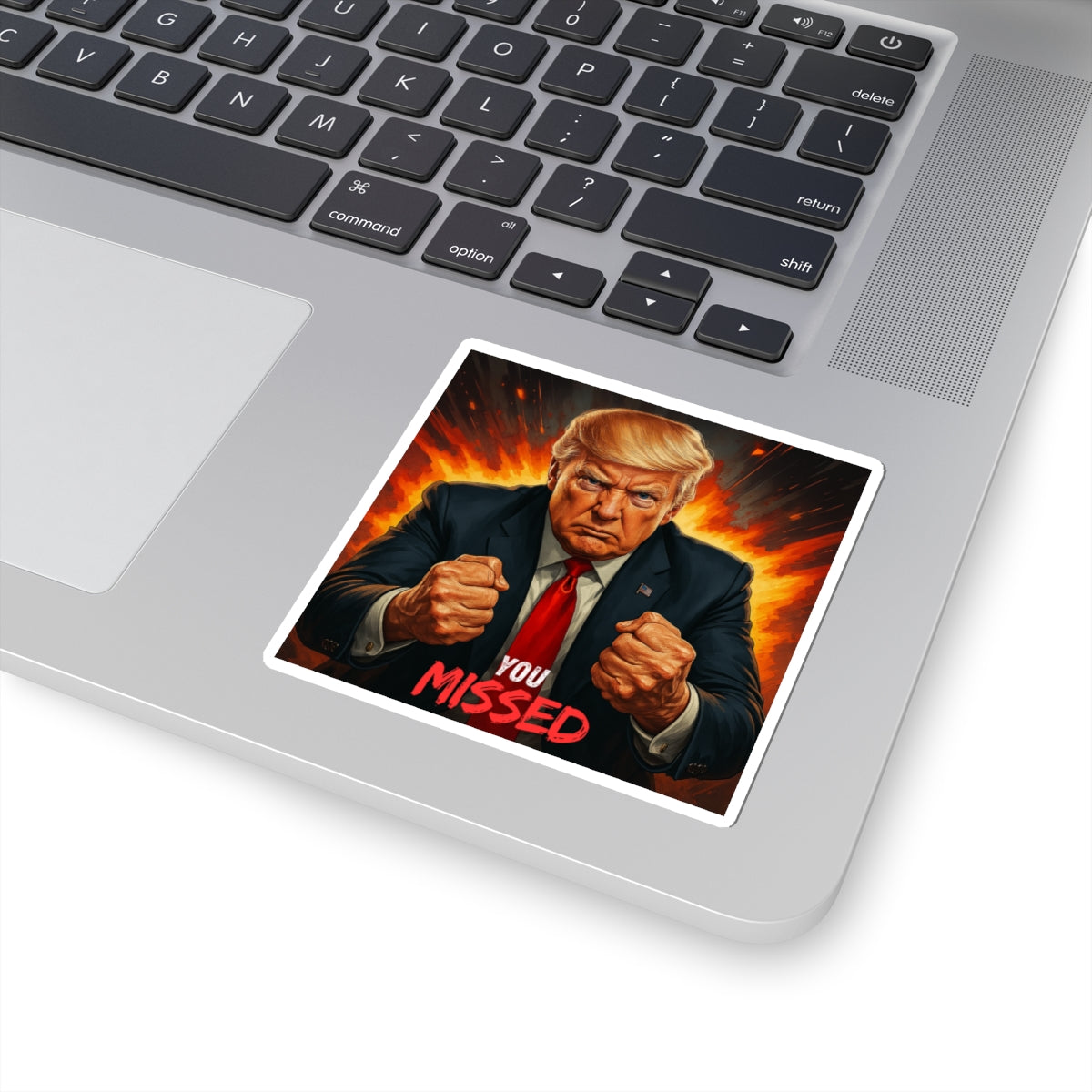Trump "You Missed" MAGA Sticker - Perfect for Laptops, Bumper, & More