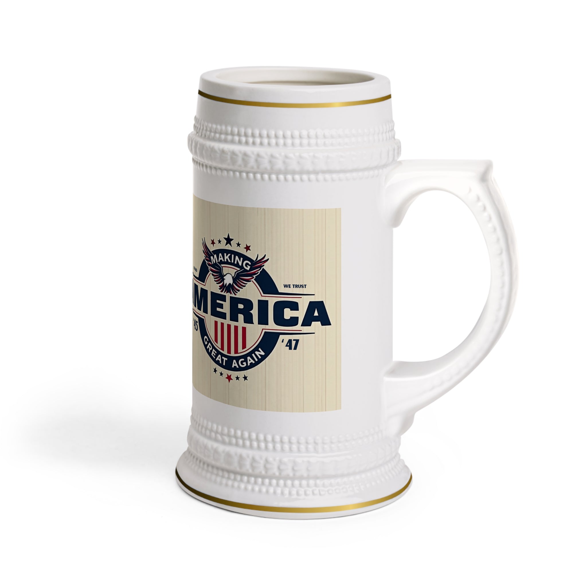 Trump "Making America Great Again" Beer Stein | Patriotic MAGA