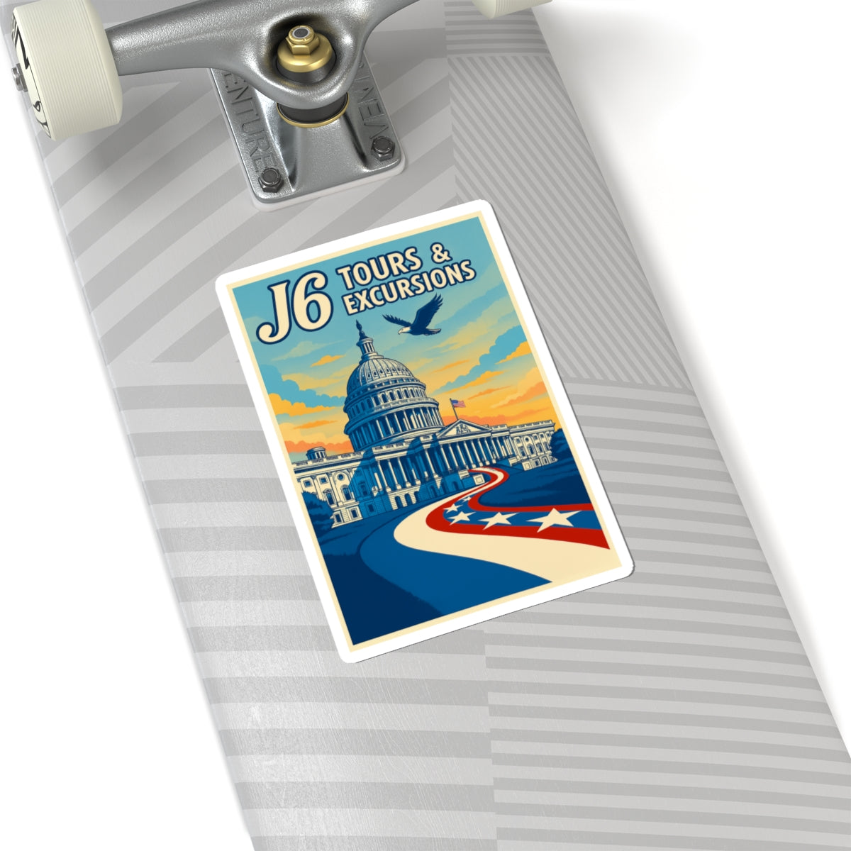 Patriotic Political Vinyl Sticker - Premium Waterproof Decal for Cars, Laptops, Water Bottles - American Made