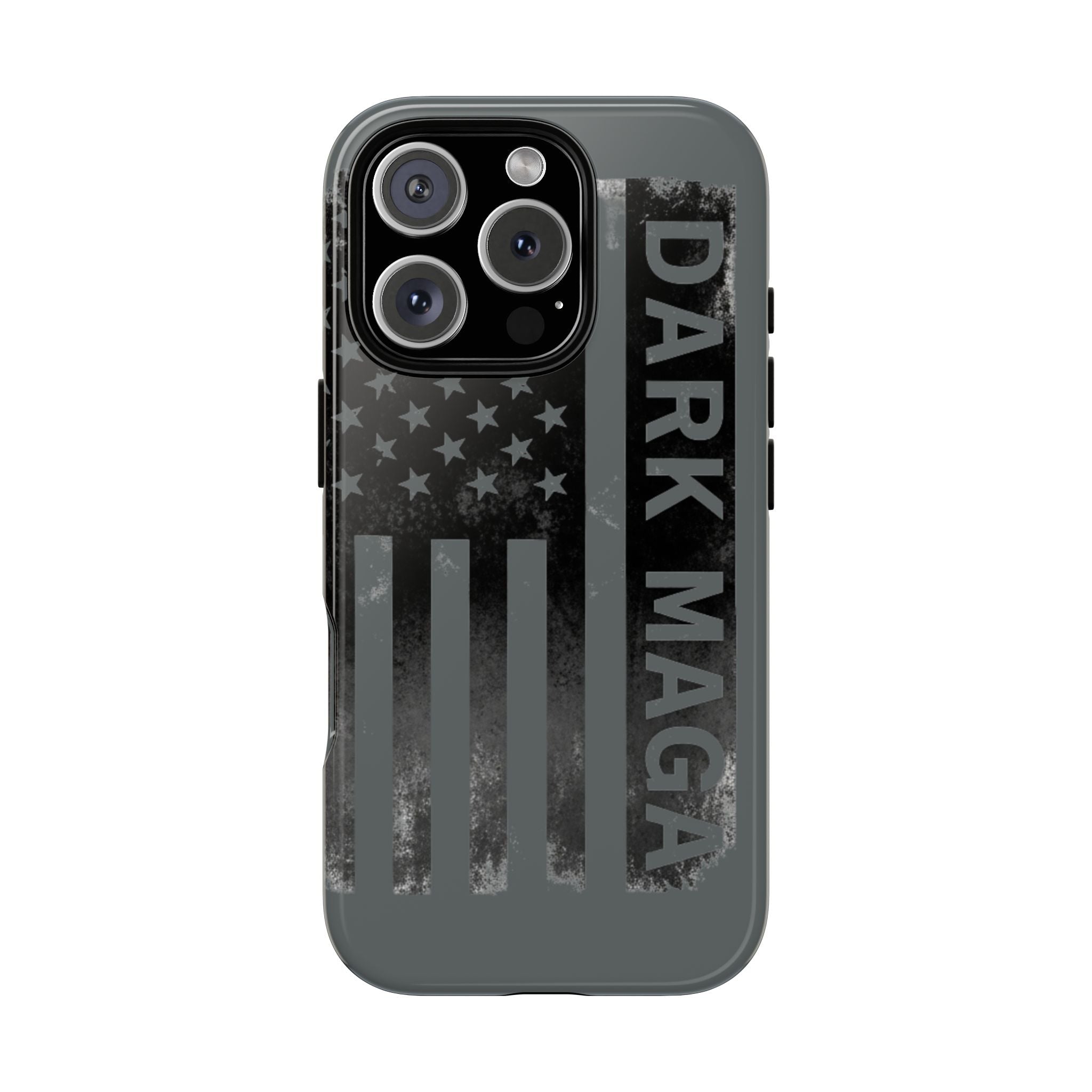 DARK MAGA Trump Phone Case | Patriotic America First Distressed Flag