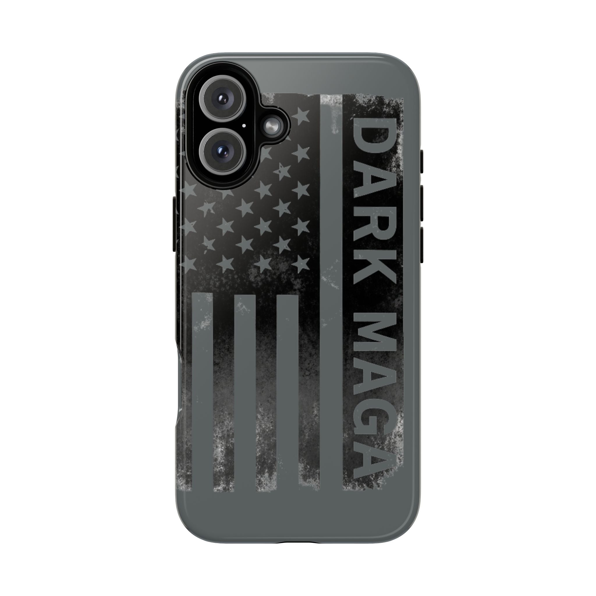 DARK MAGA Trump Phone Case | Patriotic America First Distressed Flag
