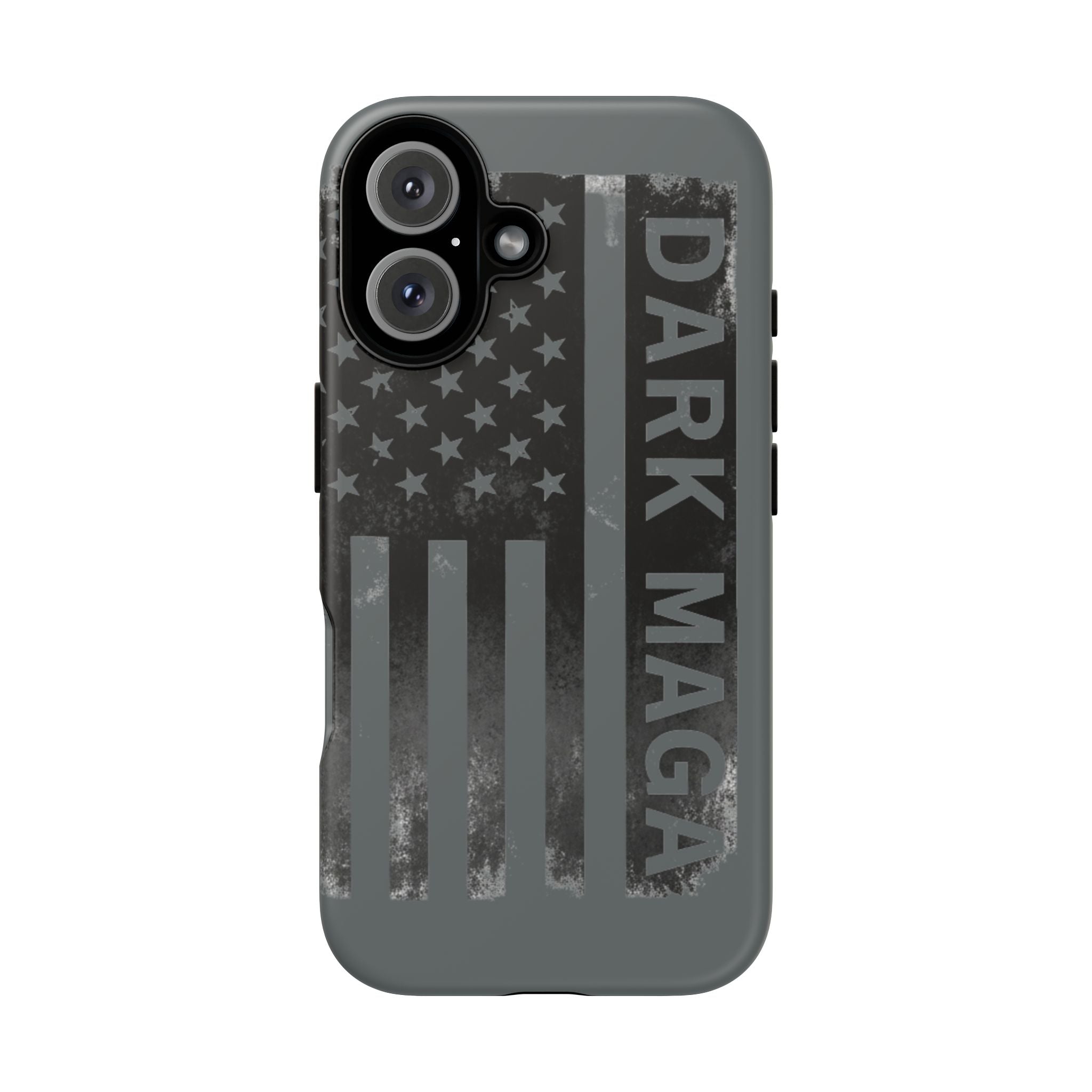 DARK MAGA Trump Phone Case | Patriotic America First Distressed Flag