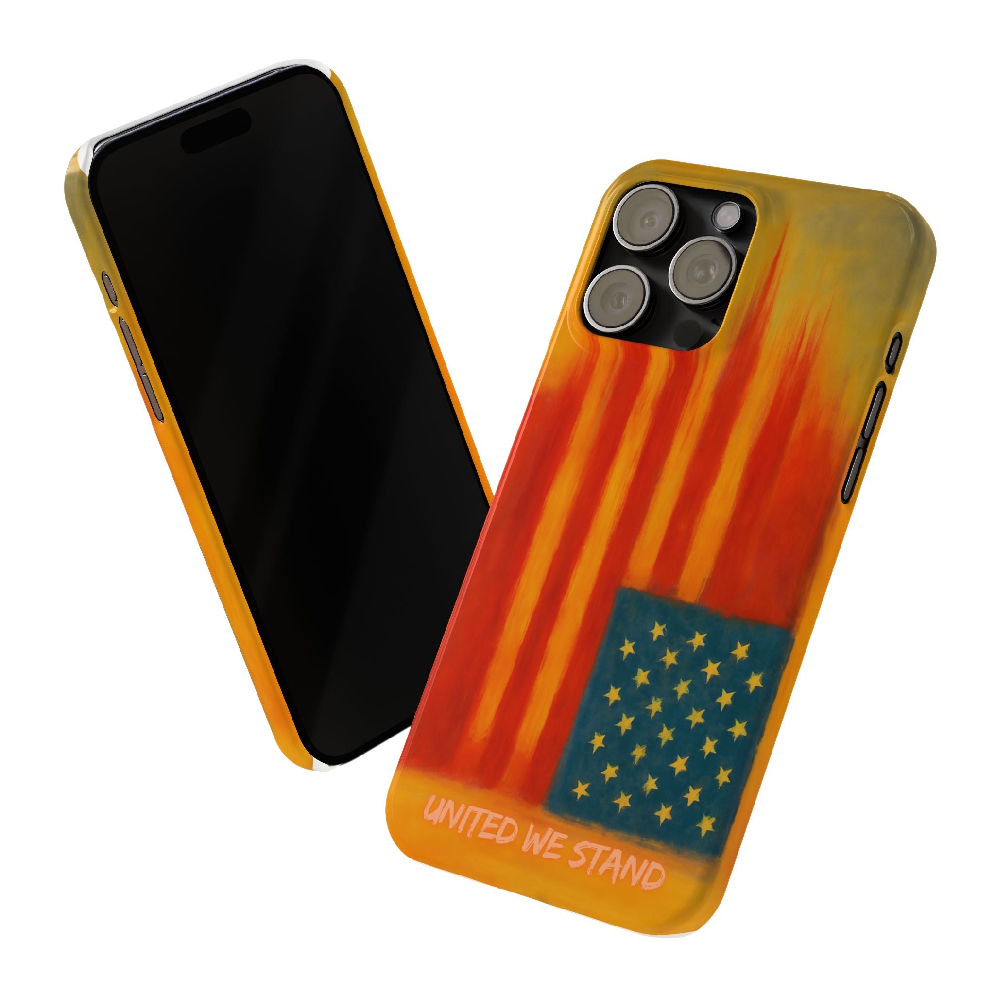 "United We Stand" Design American First Slim Phone Case Vintage Design