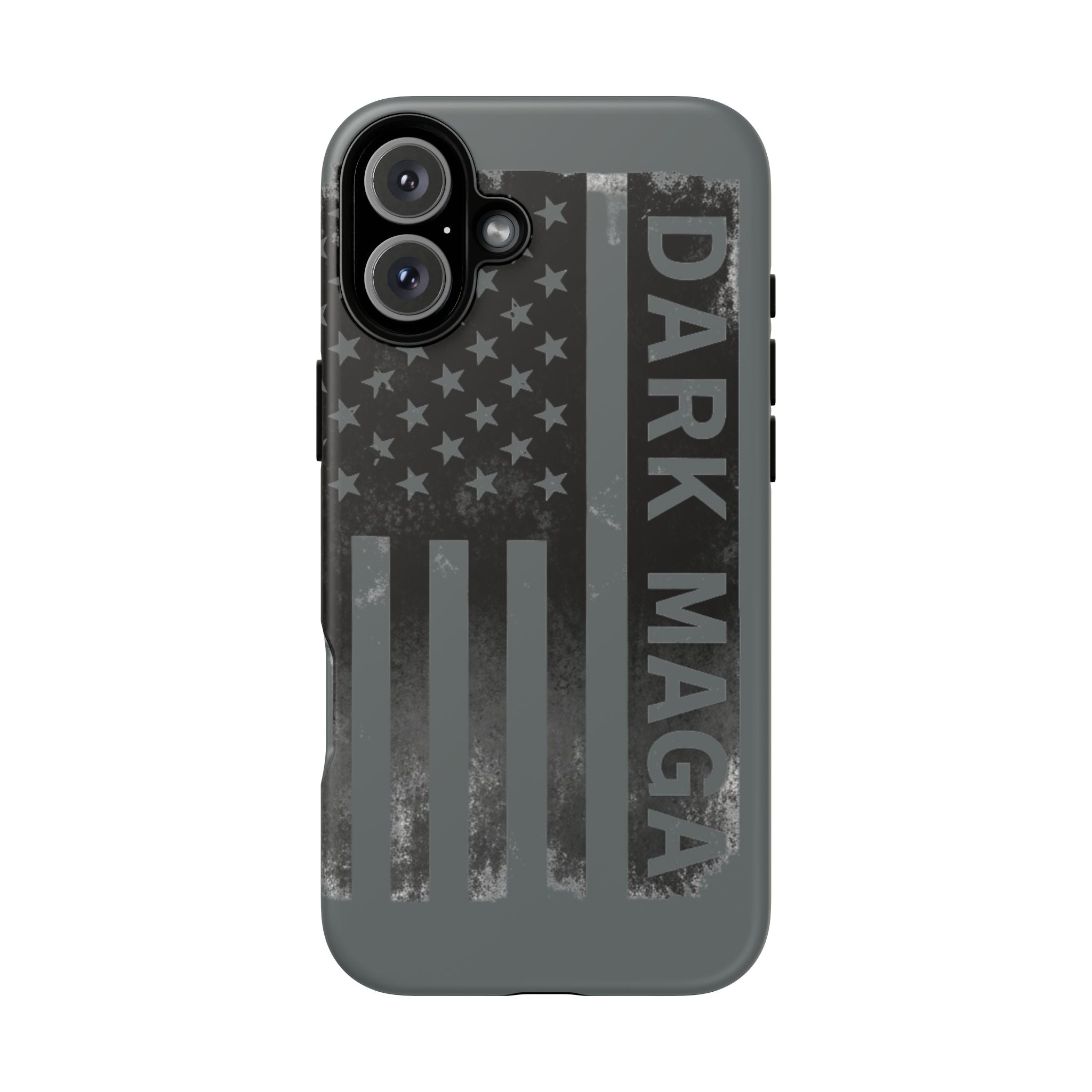 DARK MAGA Trump Phone Case | Patriotic America First Distressed Flag