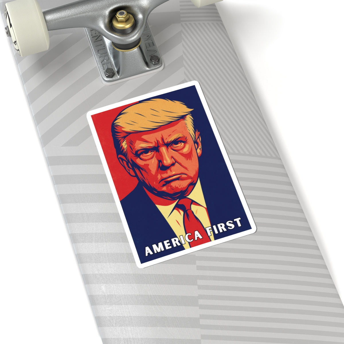 America First Patriotic Decal - Vinyl Sticker