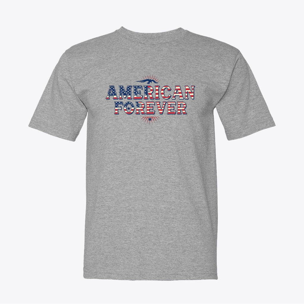 AMERICAN FOREVER Patriotic Eagle T-Shirt – American Pride Tee - My Maga Swag