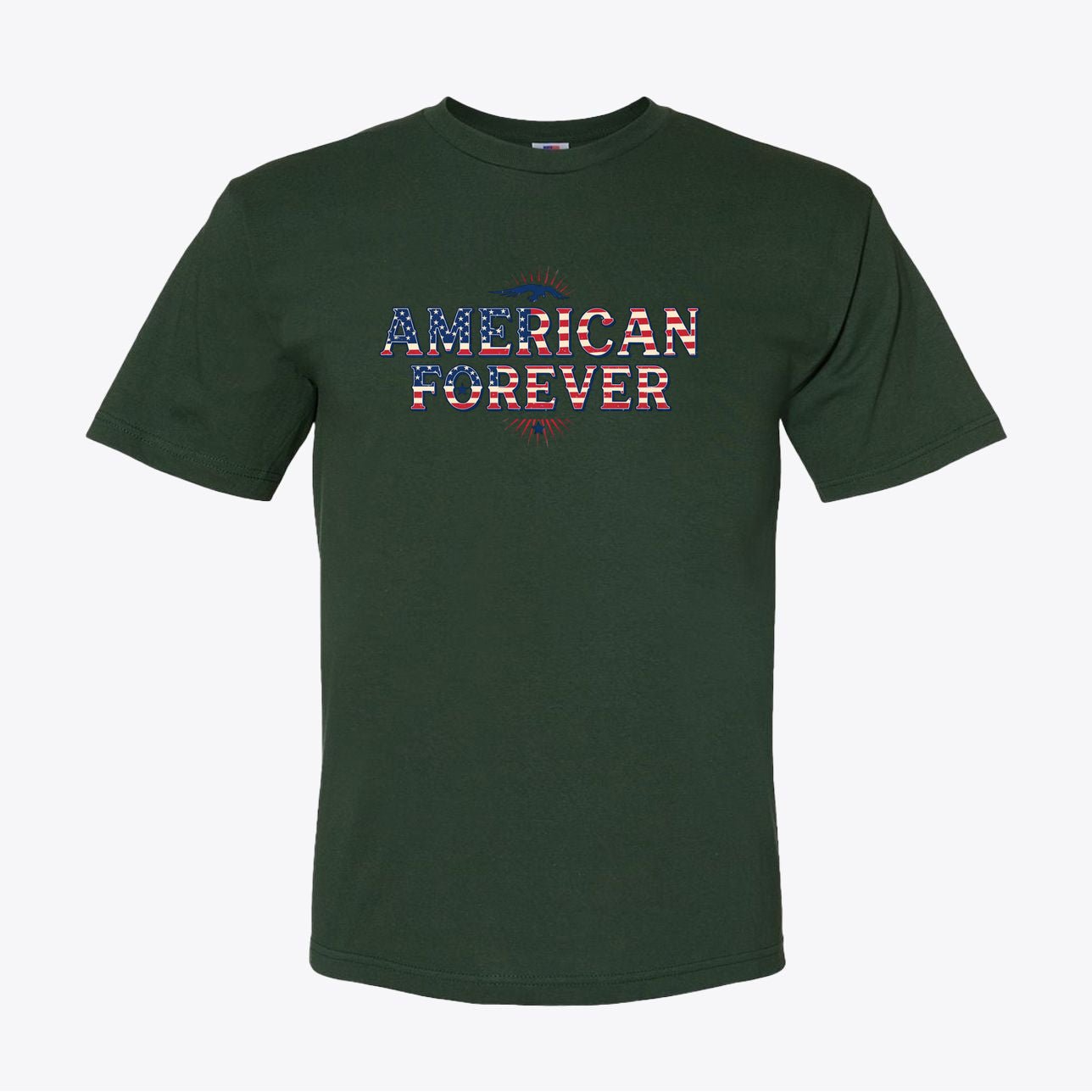 AMERICAN FOREVER Patriotic Eagle T-Shirt – American Pride Tee - My Maga Swag