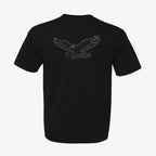 Blackout USA Eagle Graphic Tee 100% American Made Blackout USA Eagle Tee – Stealth Tactical Shirt – Union Sewn Unisex - My Maga Swag