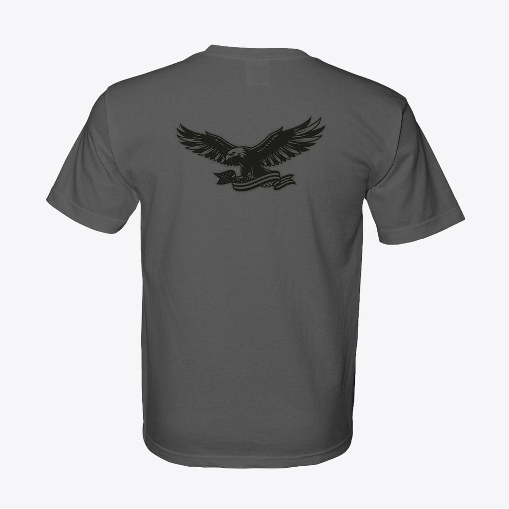 Blackout USA Eagle Graphic Tee 100% American Made Blackout USA Eagle Tee – Stealth Tactical Shirt – Union Sewn Unisex - My Maga Swag