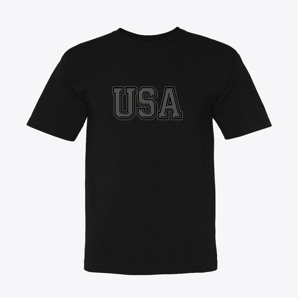 Blackout USA Eagle Graphic Tee 100% American Made Blackout USA Eagle Tee – Stealth Tactical Shirt – Union Sewn Unisex - My Maga Swag