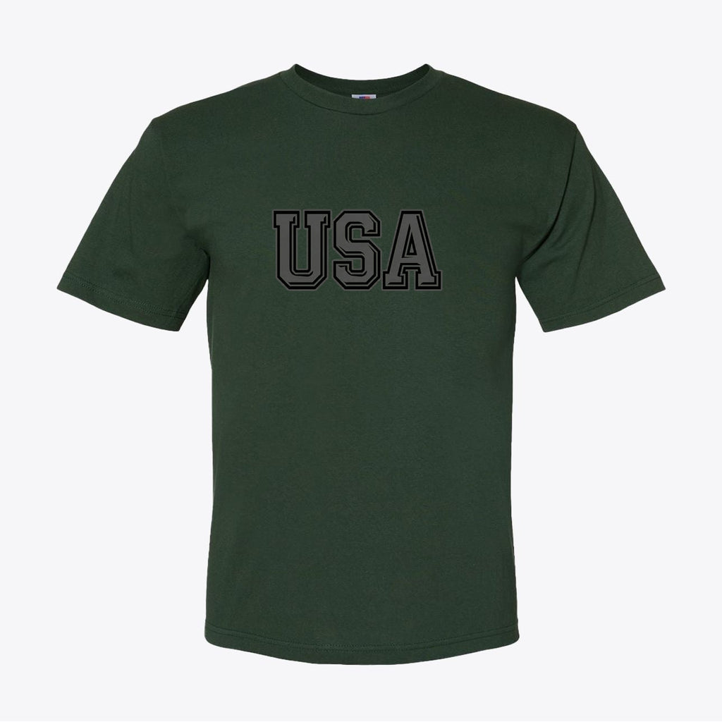 Blackout USA Eagle Graphic Tee 100% American Made Blackout USA Eagle Tee – Stealth Tactical Shirt – Union Sewn Unisex - My Maga Swag