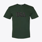 Blackout USA Eagle Graphic Tee 100% American Made Blackout USA Eagle Tee – Stealth Tactical Shirt – Union Sewn Unisex - My Maga Swag