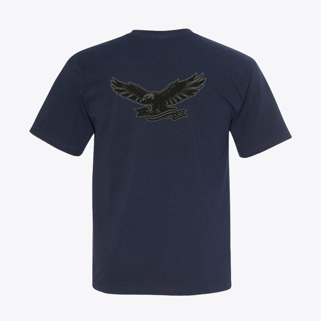 Blackout USA Eagle Graphic Tee 100% American Made Blackout USA Eagle Tee – Stealth Tactical Shirt – Union Sewn Unisex - My Maga Swag