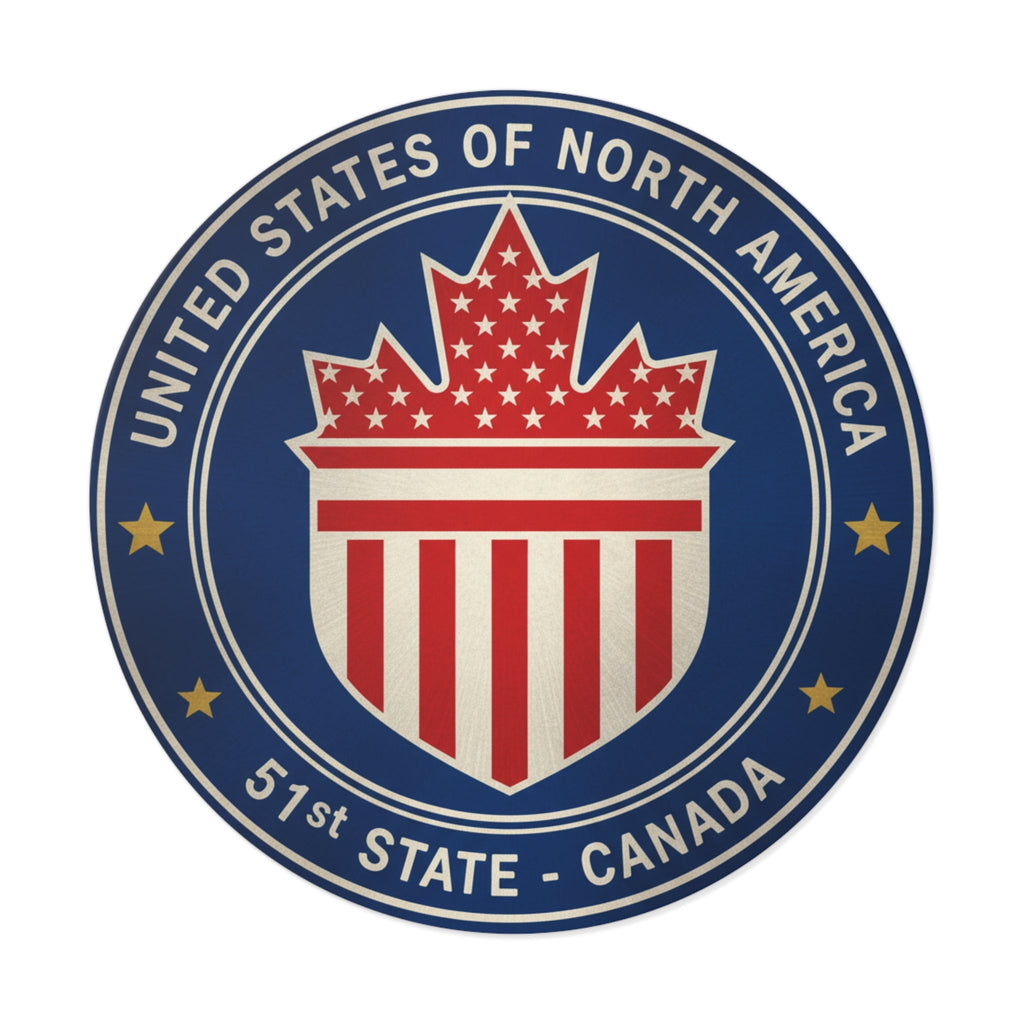 Canada 51st State Sticker - US Maple Leaf | North America Union Decal - My Maga Swag
