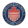 Canada 51st State Sticker - US Maple Leaf | North America Union Decal - My Maga Swag