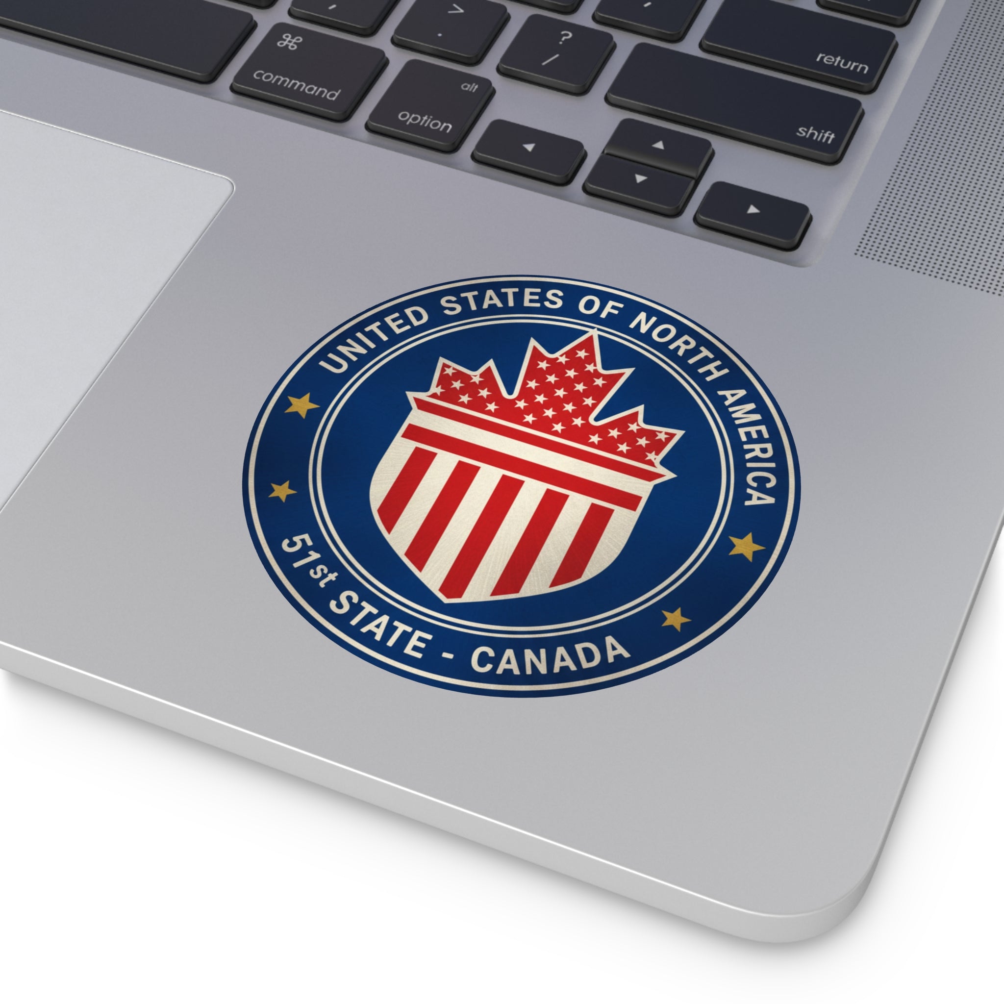 Canada 51st State Sticker - US Maple Leaf | North America Union Decal - My Maga Swag