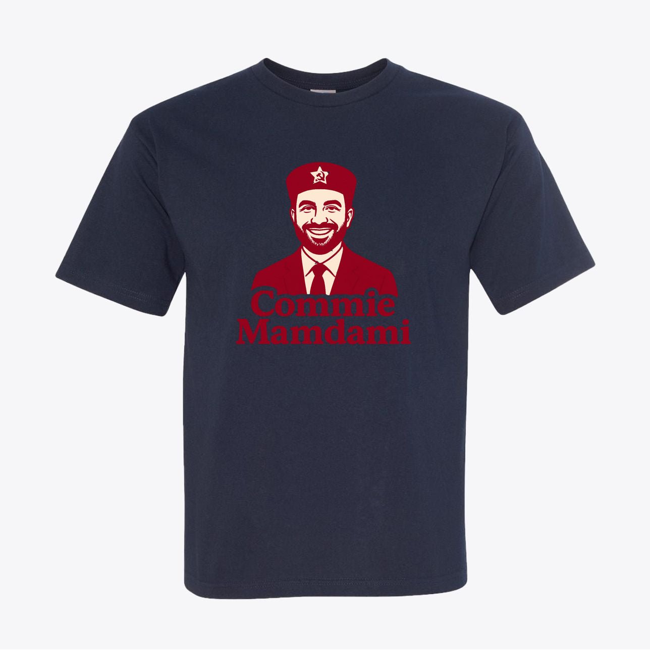 Commie Mamdami Funny Communist Parody T-Shirt - Unisex Cotton Tee - Political Humor Shirt - My Maga Swag