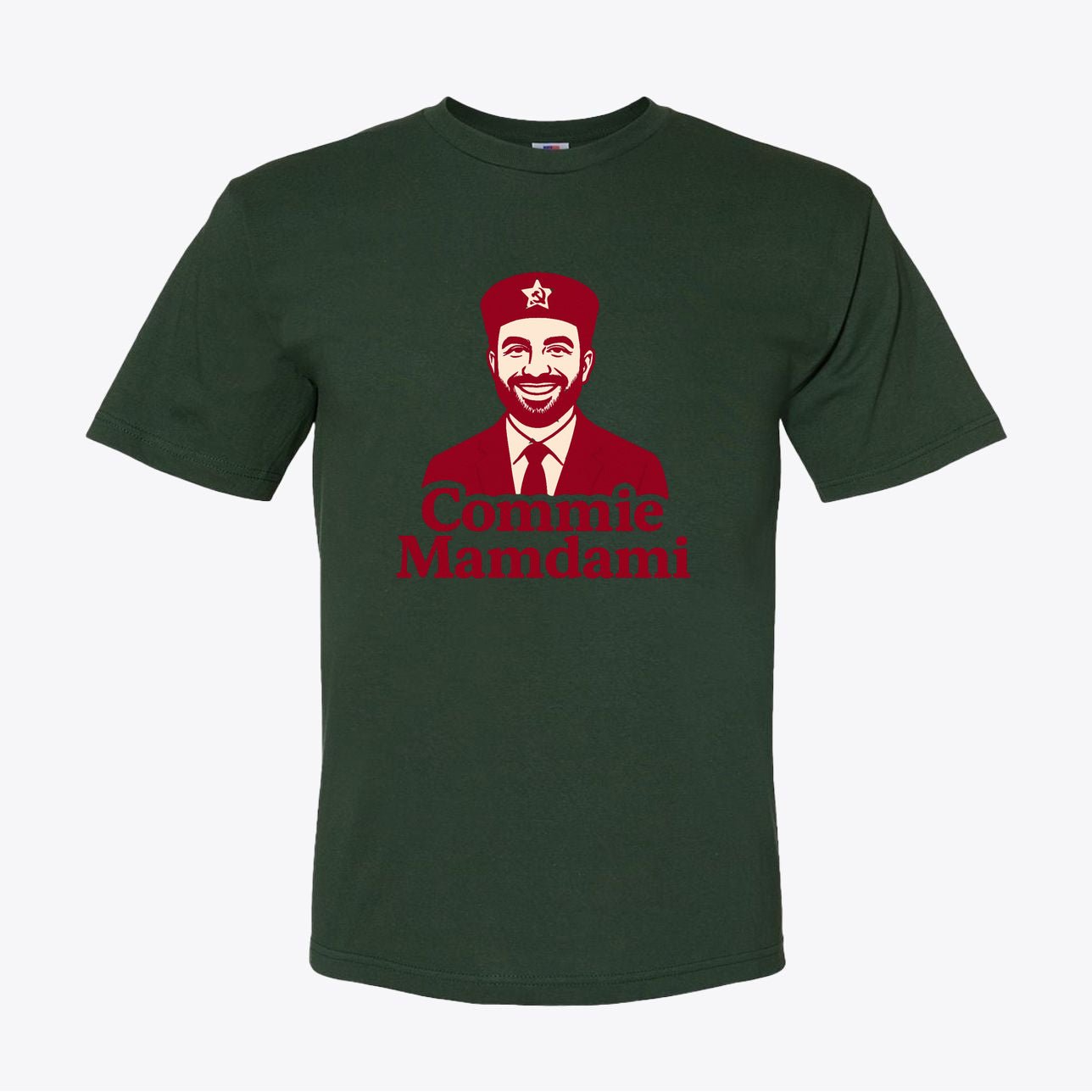 Commie Mamdami Funny Communist Parody T-Shirt - Unisex Cotton Tee - Political Humor Shirt - My Maga Swag