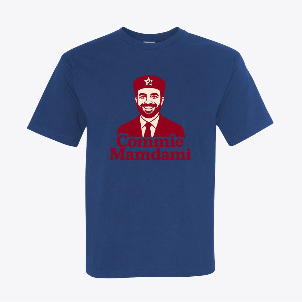 Commie Mamdami Funny Communist Parody T-Shirt - Unisex Cotton Tee - Political Humor Shirt - My Maga Swag