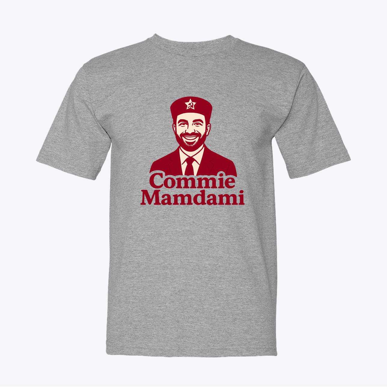 Commie Mamdami Funny Communist Parody T-Shirt - Unisex Cotton Tee - Political Humor Shirt - My Maga Swag