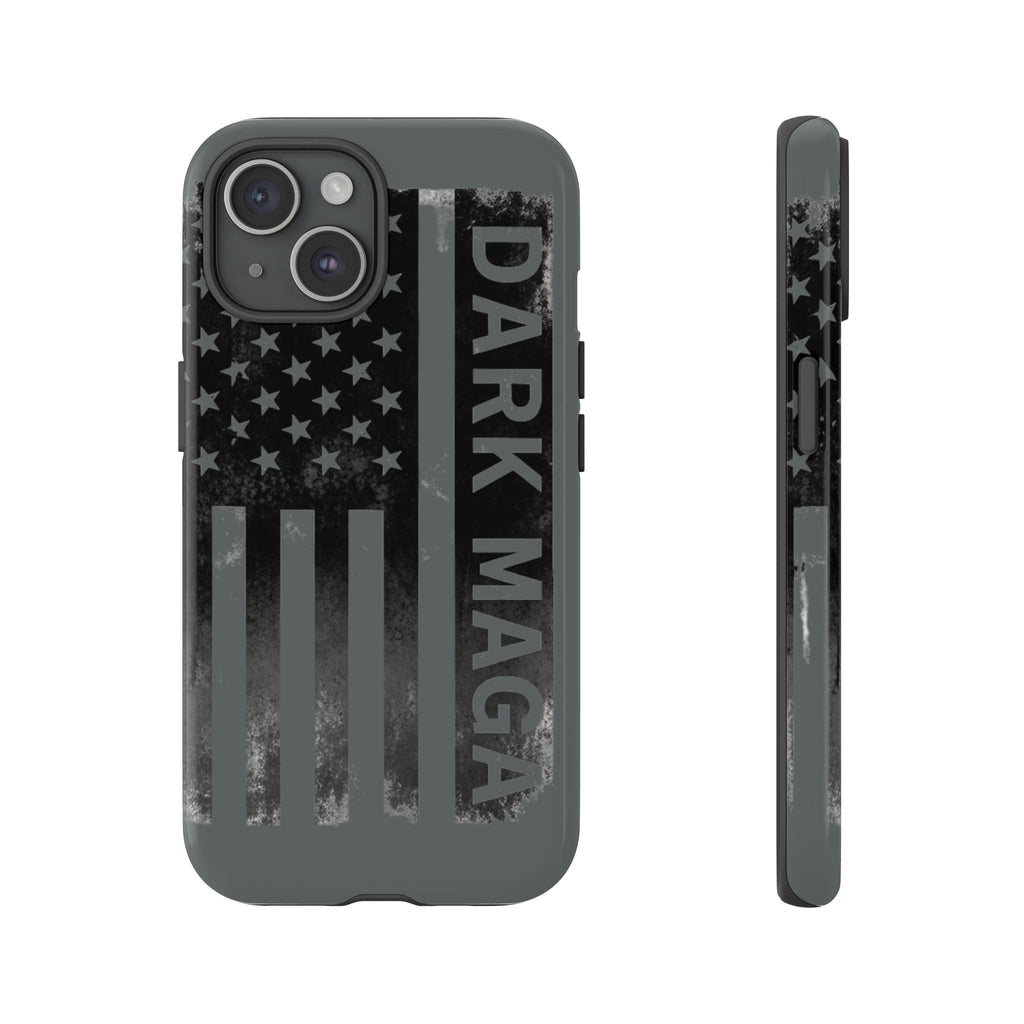 DARK MAGA Trump Phone Case | Patriotic America First Distressed Flag - My Maga Swag