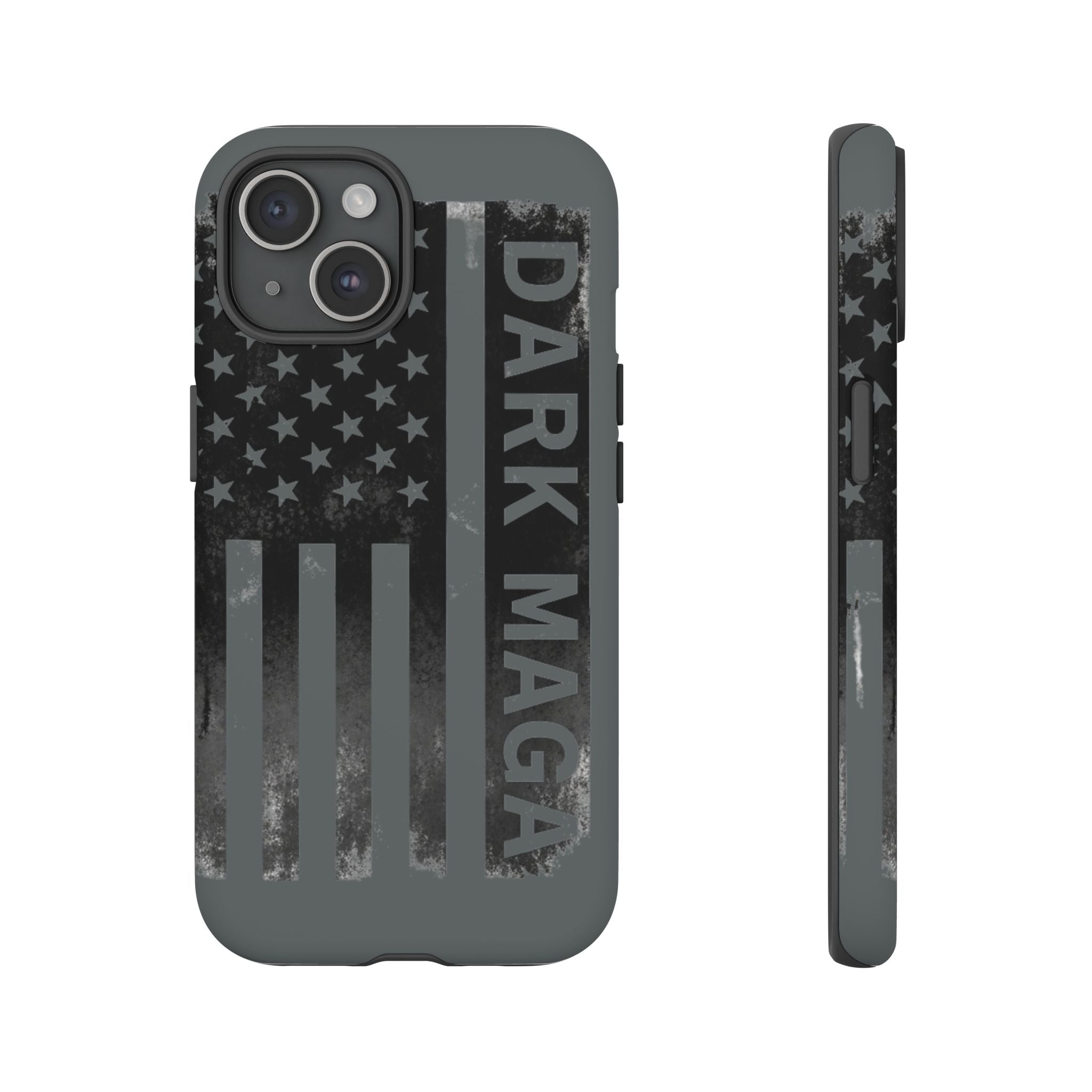 DARK MAGA Trump Phone Case | Patriotic America First Distressed Flag - My Maga Swag