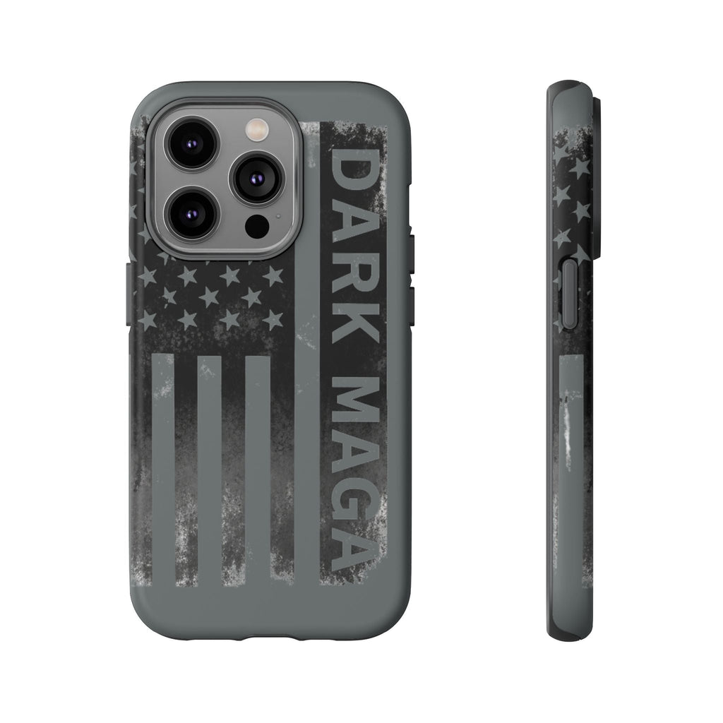 DARK MAGA Trump Phone Case | Patriotic America First Distressed Flag - My Maga Swag