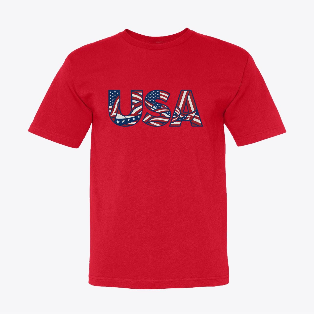 Dynamic Liberty Flow Graphic Tee 100% American Made Dynamic Liberty Flow Tee – Abstract Flag Design – Union Sewn Unisex - My Maga Swag