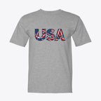 Dynamic Liberty Flow Graphic Tee 100% American Made Dynamic Liberty Flow Tee – Abstract Flag Design – Union Sewn Unisex - My Maga Swag