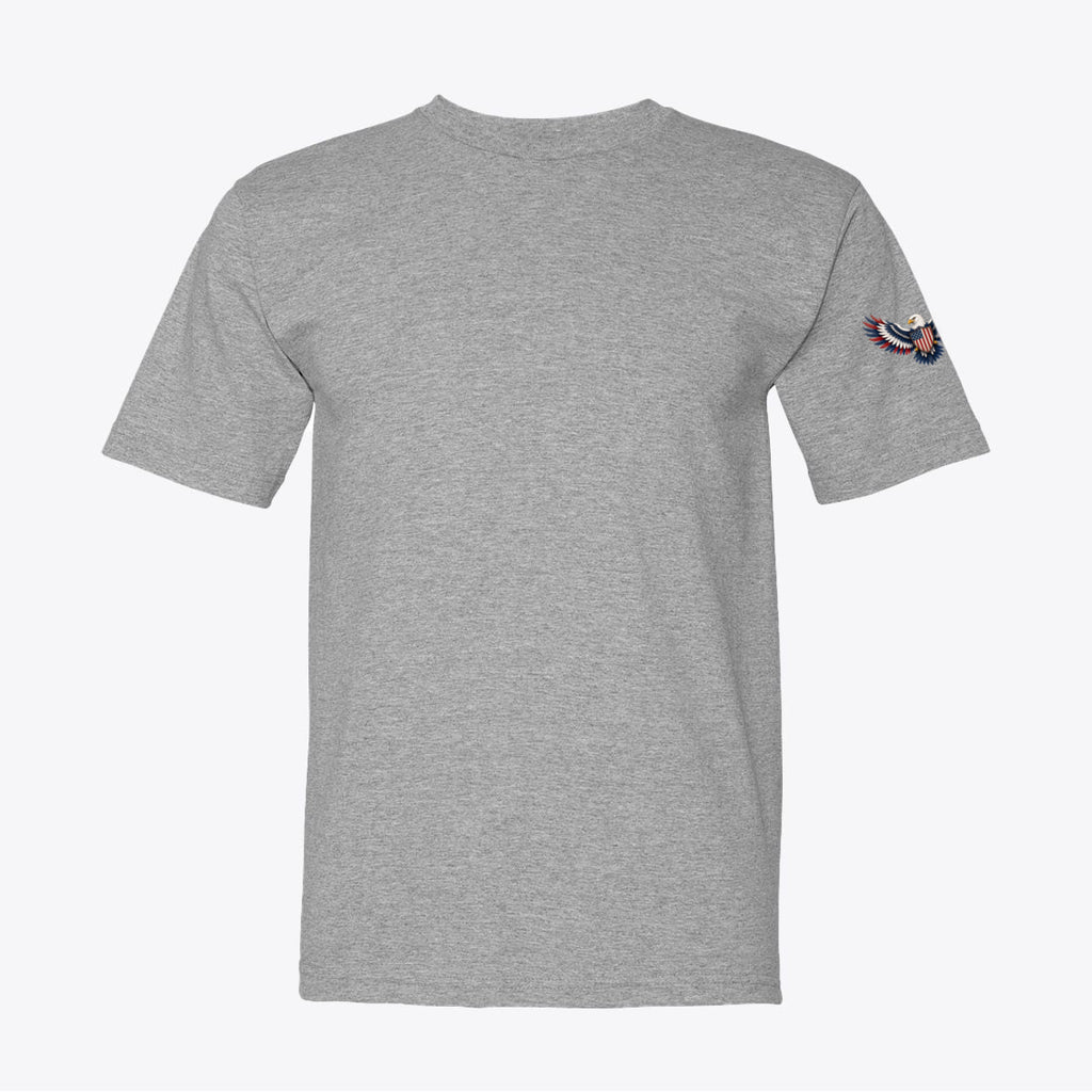 Front Row Joe Patriotic Eagle T-Shirt – American Flag Shield Design - My Maga Swag