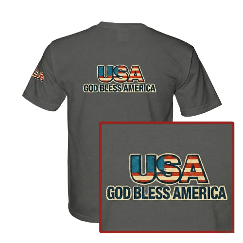 God Bless America Logo Tee - My Maga Swag