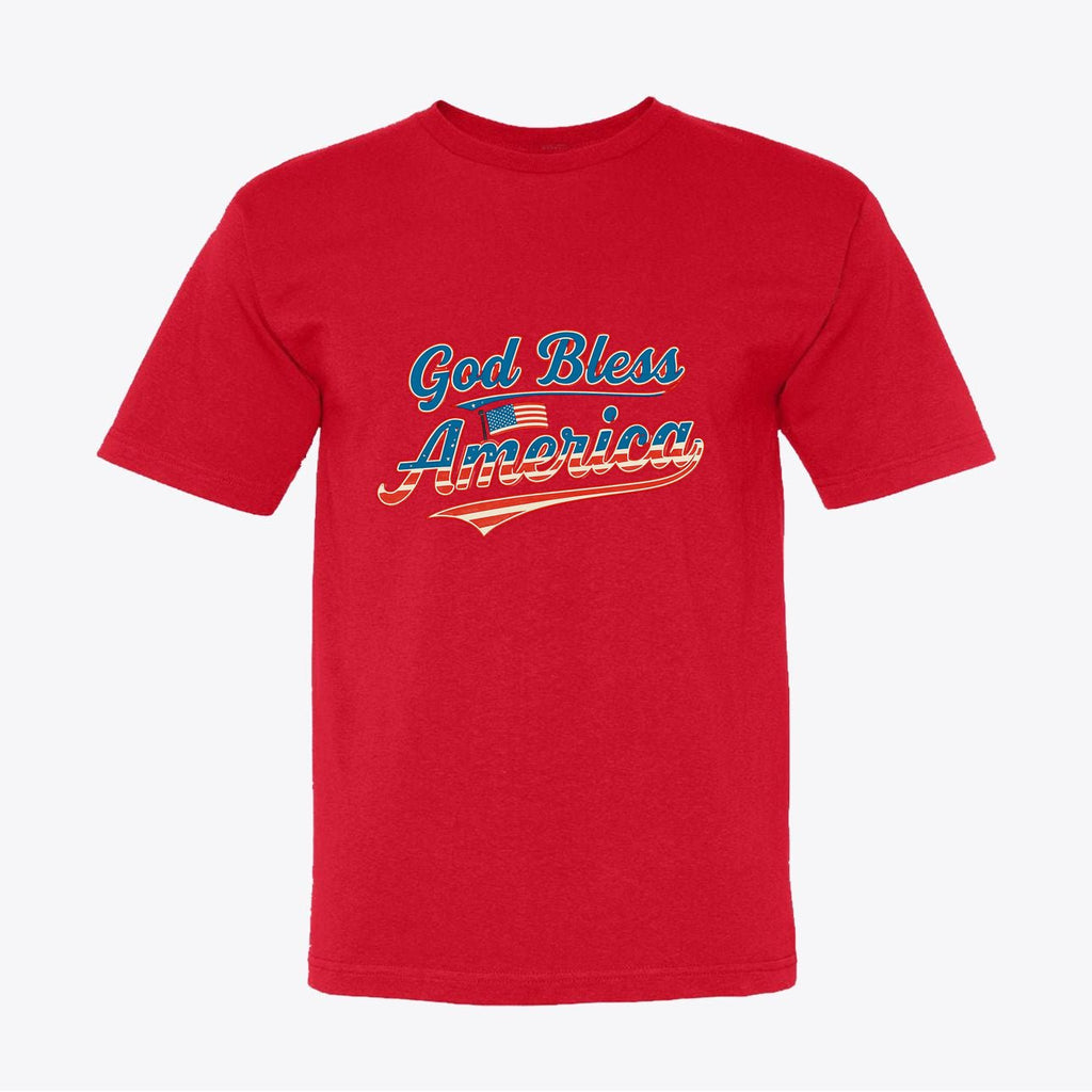 God Bless America T-Shirt - Patriotic USA Flag Tee - My Maga Swag