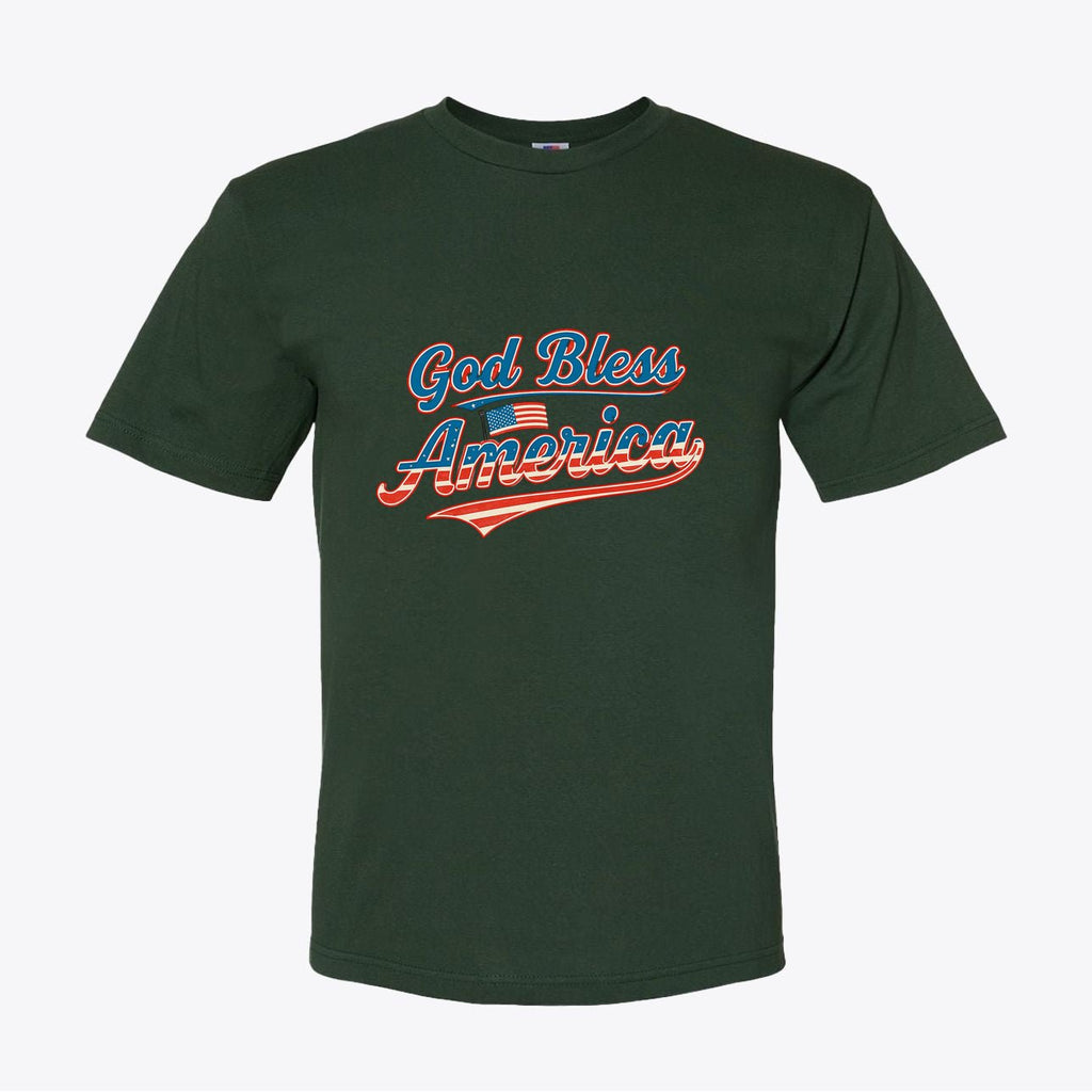 God Bless America T-Shirt - Patriotic USA Flag Tee - My Maga Swag