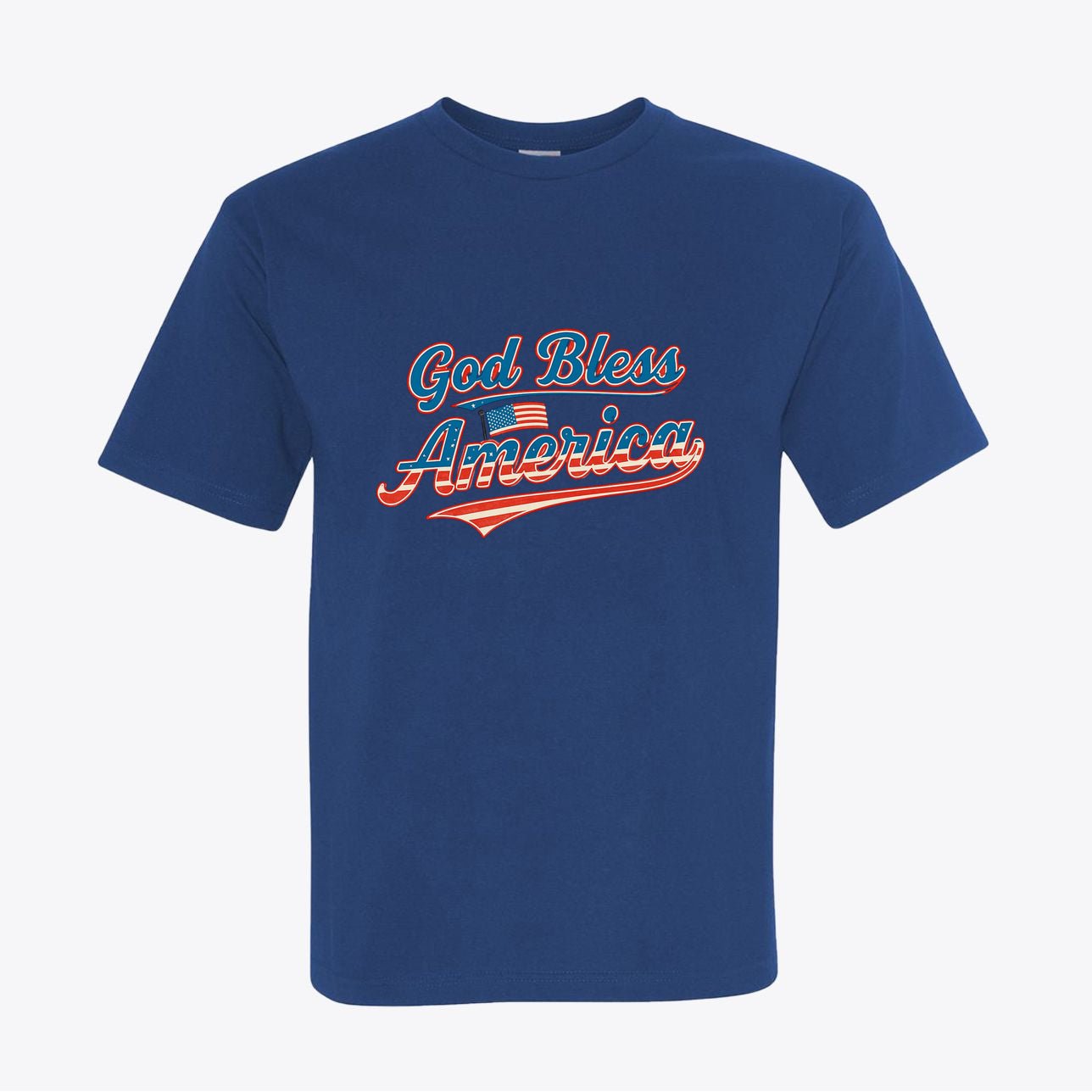 God Bless America T-Shirt - Patriotic USA Flag Tee - My Maga Swag