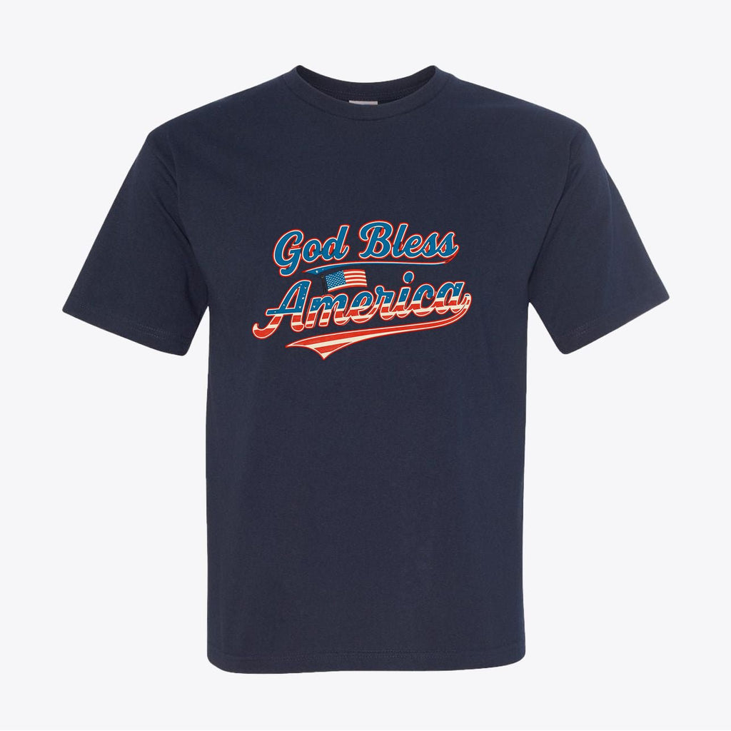 God Bless America T-Shirt - Patriotic USA Flag Tee - My Maga Swag