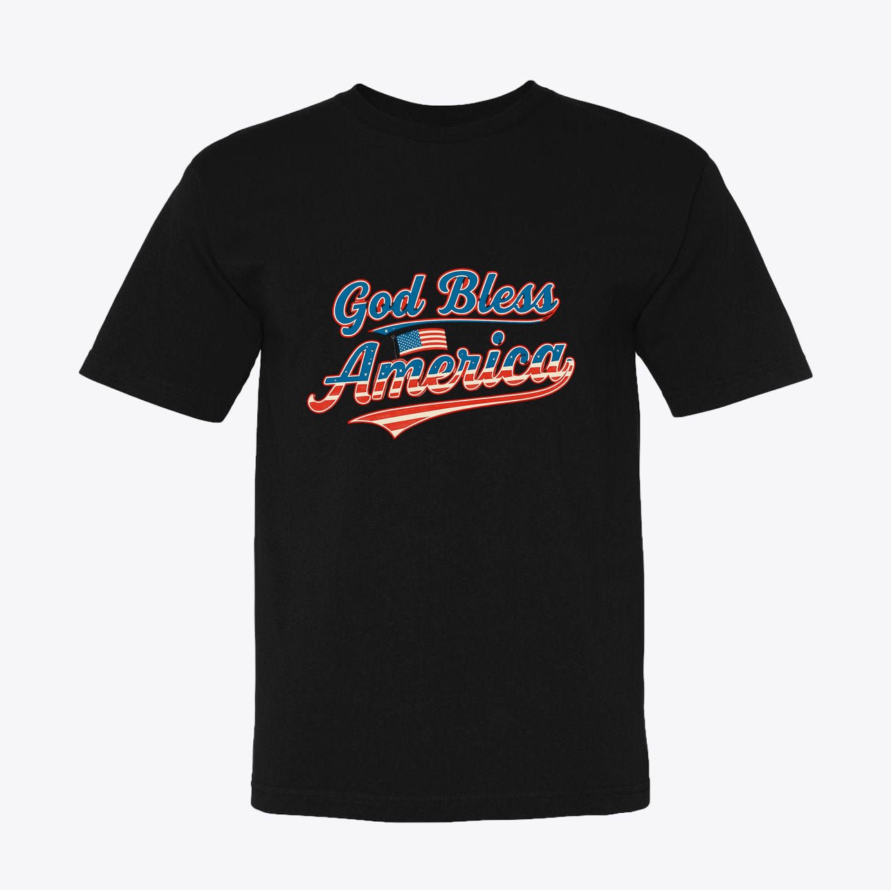 God Bless America T-Shirt - Patriotic USA Flag Tee - My Maga Swag