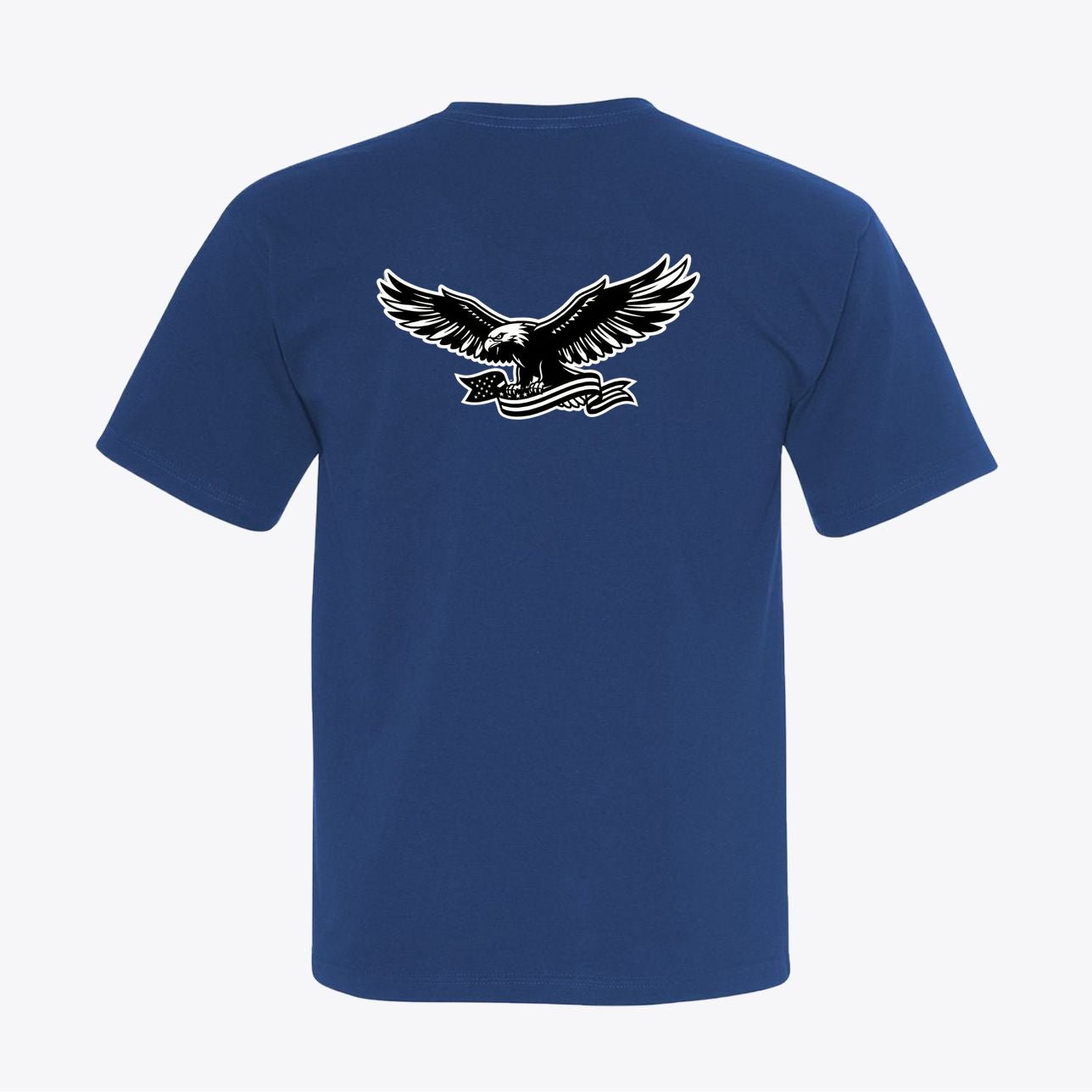 Heritage USA Eagle Graphic Tee 100% American Made Heritage USA Eagle Tee – Athletic Patriotic Shirt – Union Sewn Unisex - My Maga Swag