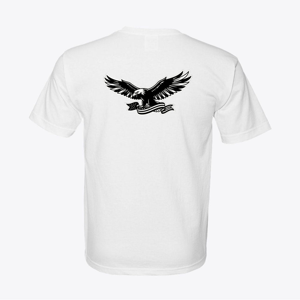 Heritage USA Eagle Graphic Tee 100% American Made Heritage USA Eagle Tee – Athletic Patriotic Shirt – Union Sewn Unisex - My Maga Swag