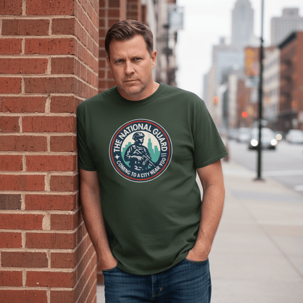 National Guard T-Shirt - "Coming to a City Near You" Military Tee - My Maga Swag