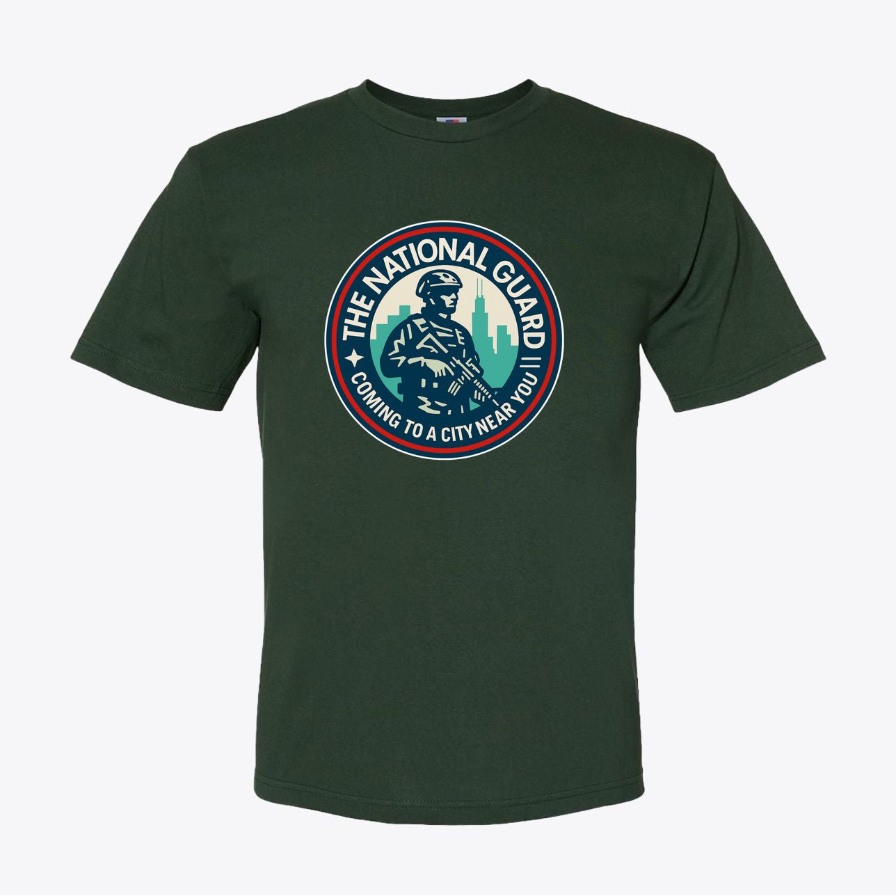 National Guard T-Shirt - "Coming to a City Near You" Military Tee - My Maga Swag