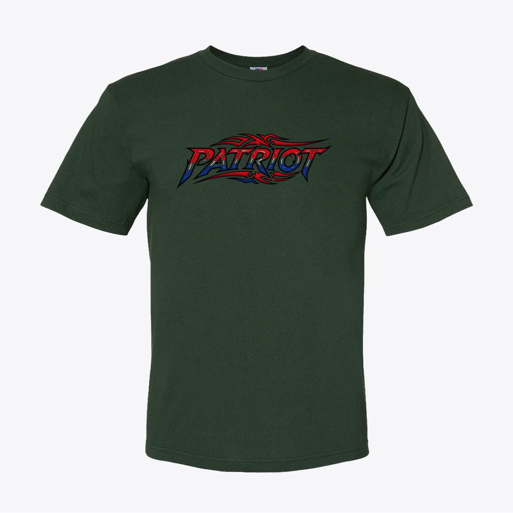 PATRIOT American Design T-Shirt - Red White Blue American Pride Tee - Premium Cotton - My Maga Swag