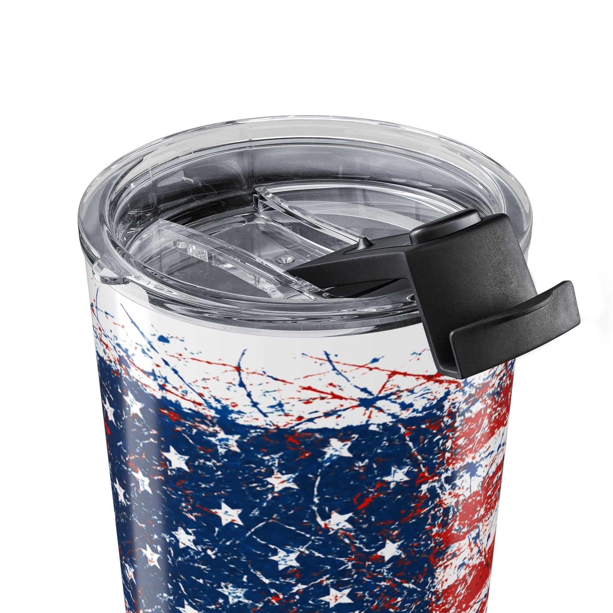 Patriotic 20oz Tumbler - Red White Blue, Travel Mug, American Flag Drinkware, Gift for Patriots - My Maga Swag