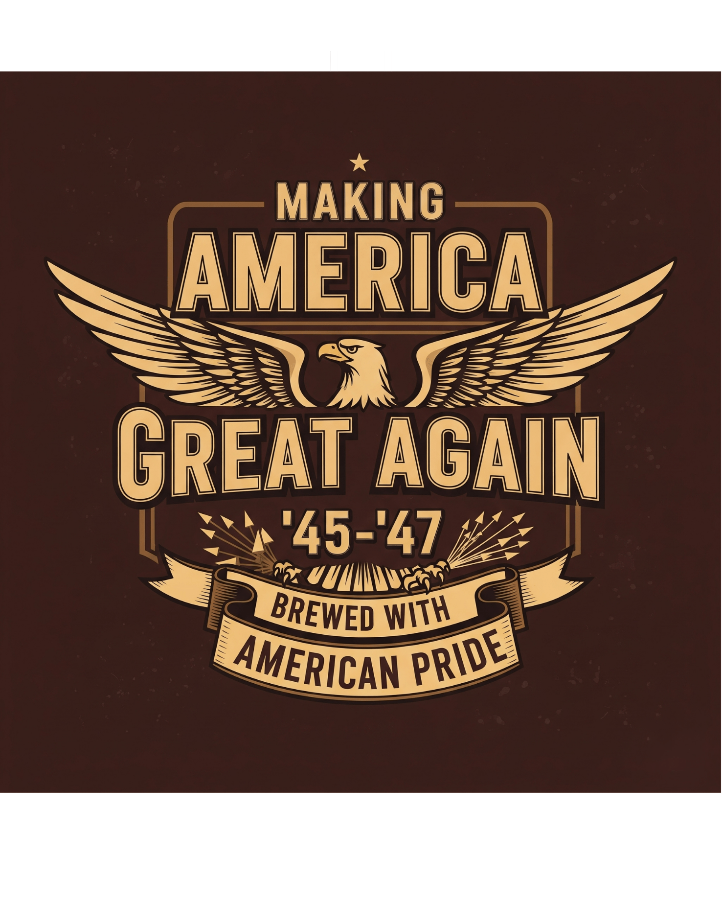 Patriotic MAGA Beer Stein | Trump America First Drinkware - My Maga Swag