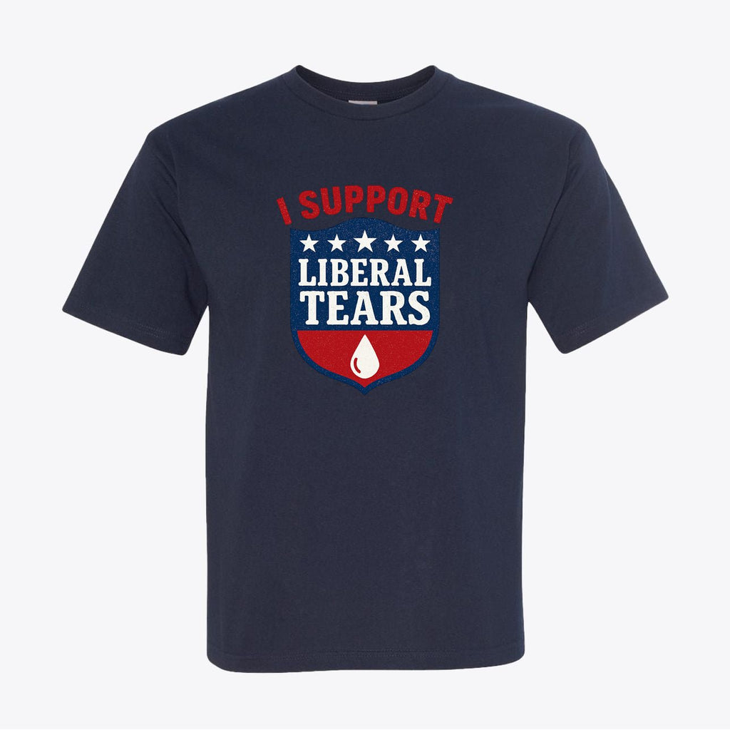 Patriotic Stars Shield Design T-Shirt - Unisex Cotton Tee - Multiple Colors - My Maga Swag