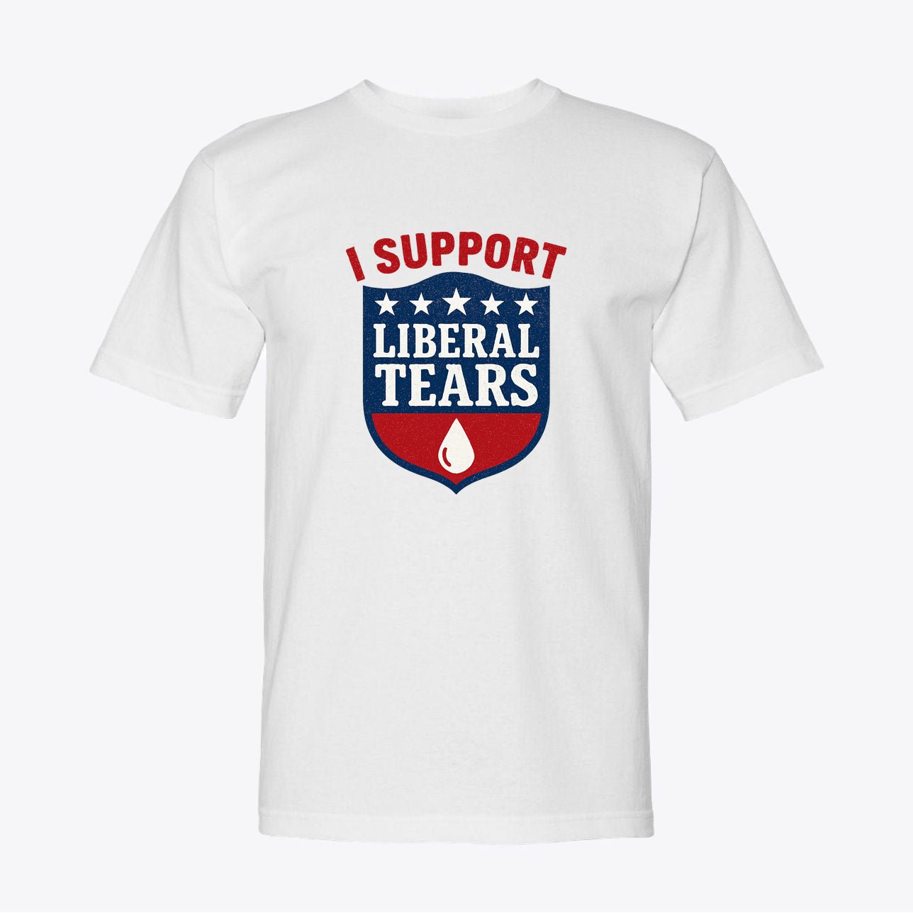 Patriotic Stars Shield Design T-Shirt - Unisex Cotton Tee - Multiple Colors - My Maga Swag