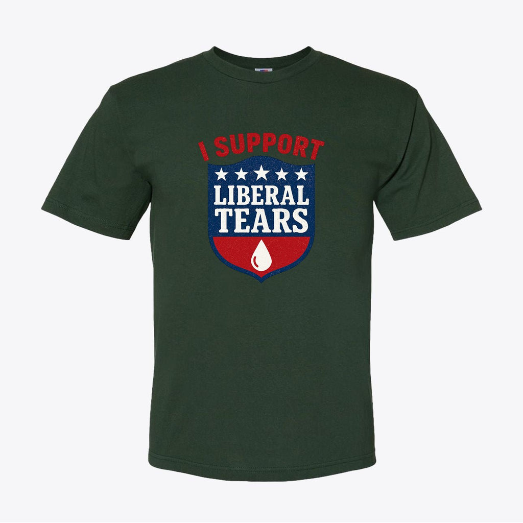 Patriotic Stars Shield Design T-Shirt - Unisex Cotton Tee - Multiple Colors - My Maga Swag